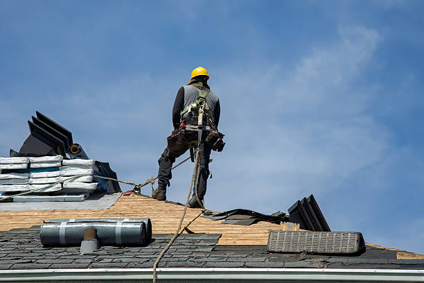 Professional Flat Roof Repair technician working in Hays, KS